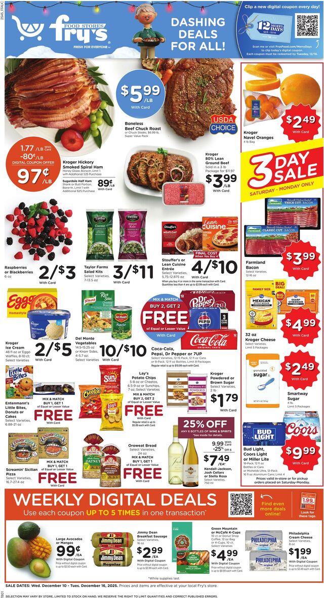 Catalogue Fry’s from 12/10/2025