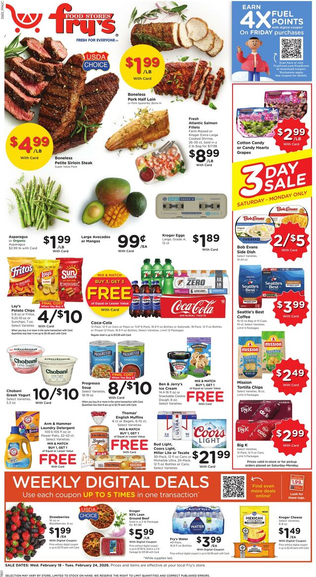 Catalogue Fry’s from 02/18/2026