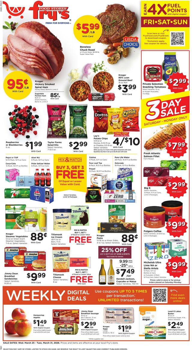Catalogue Fry’s from 03/25/2026