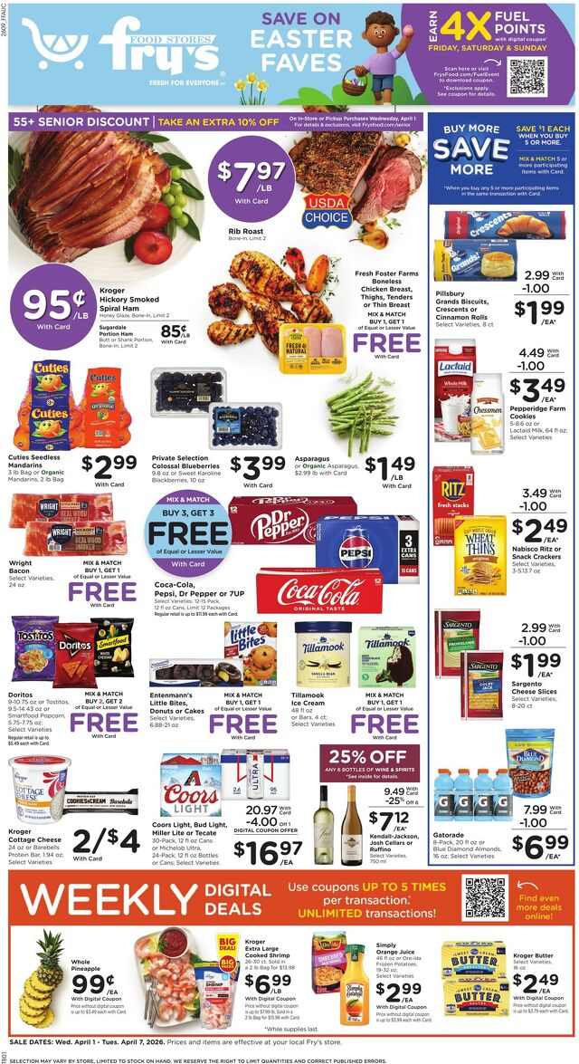 Catalogue Fry’s from 04/01/2026
