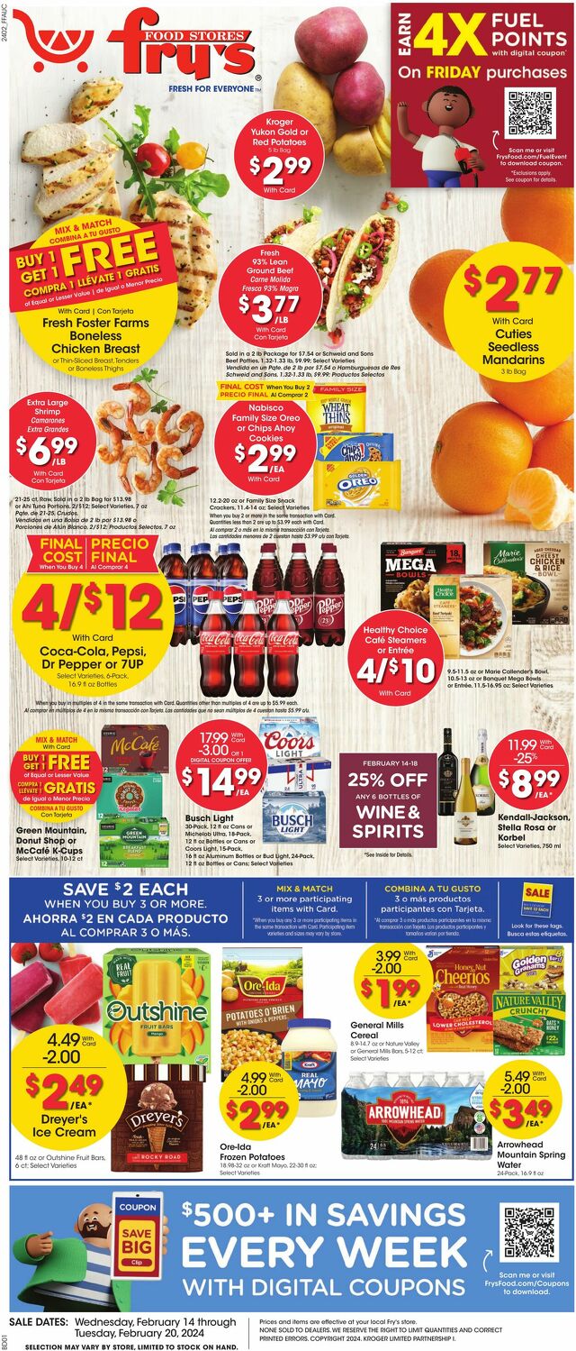 Catalogue Fry’s from 02/14/2024