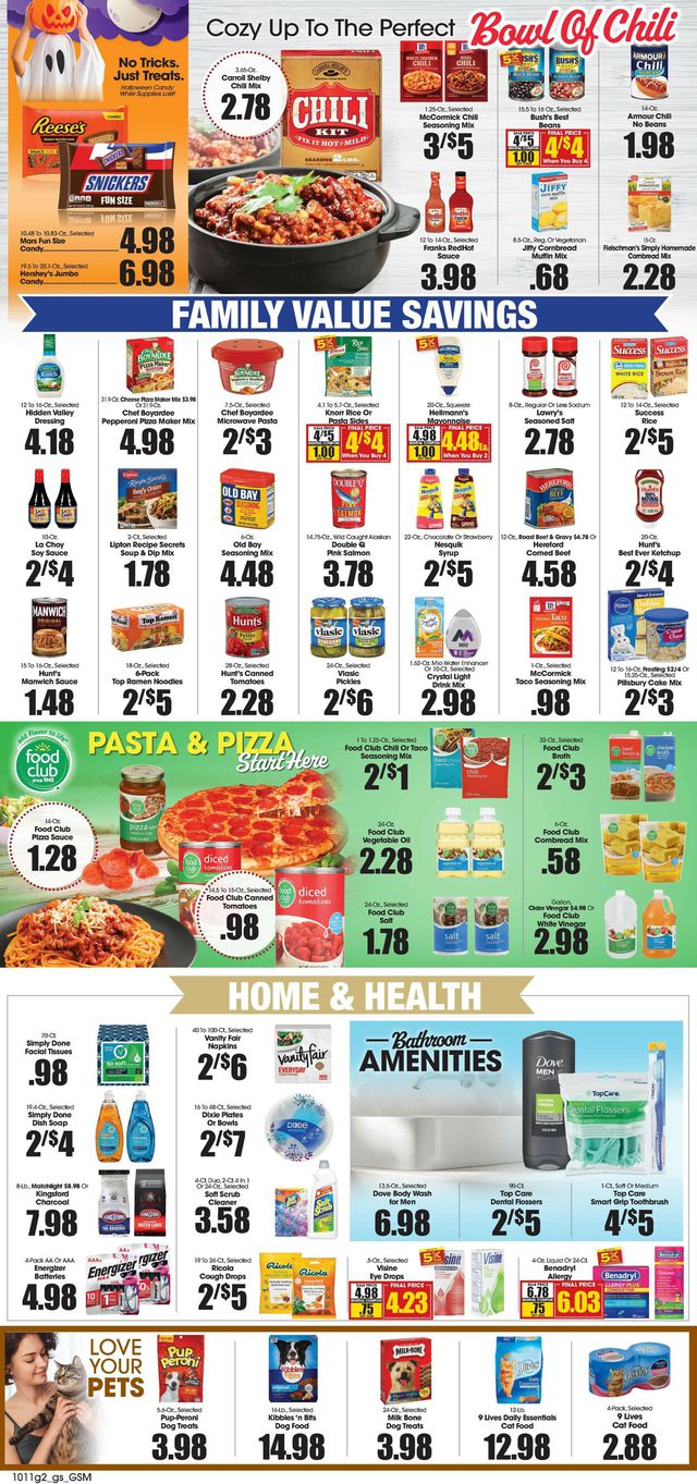 Catalogue Grant's Supermarket from 10/11/2023