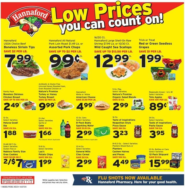 Catalogue Hannaford from 10/27/2024