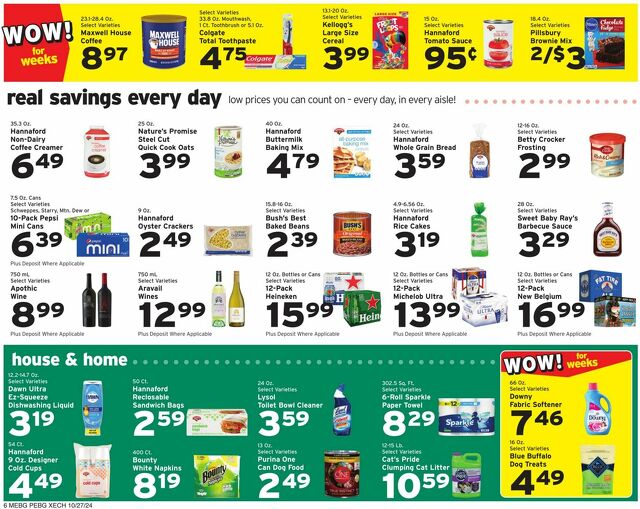 Catalogue Hannaford from 10/27/2024