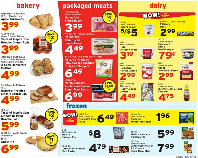 Catalogue Hannaford from 11/10/2024