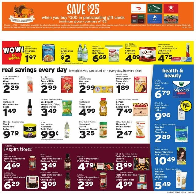 Catalogue Hannaford from 11/17/2024