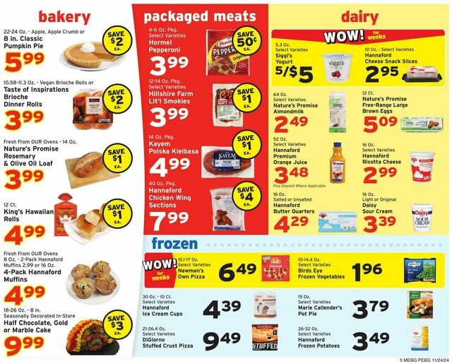 Catalogue Hannaford from 11/24/2024