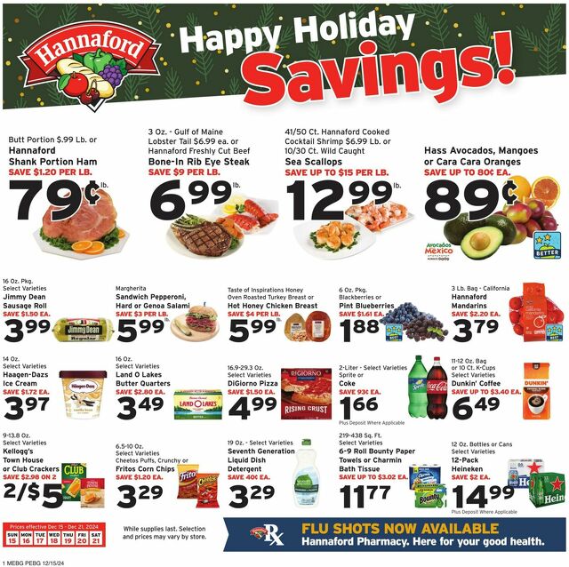 Catalogue Hannaford from 12/15/2024