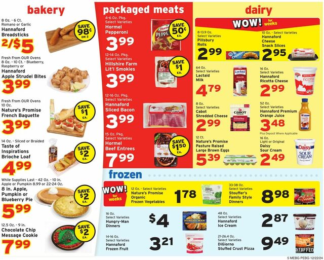 Catalogue Hannaford from 12/22/2024