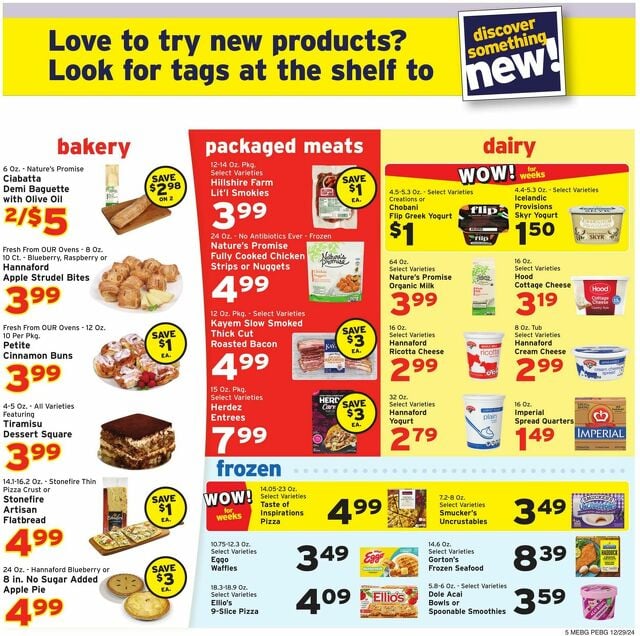 Catalogue Hannaford from 12/29/2024