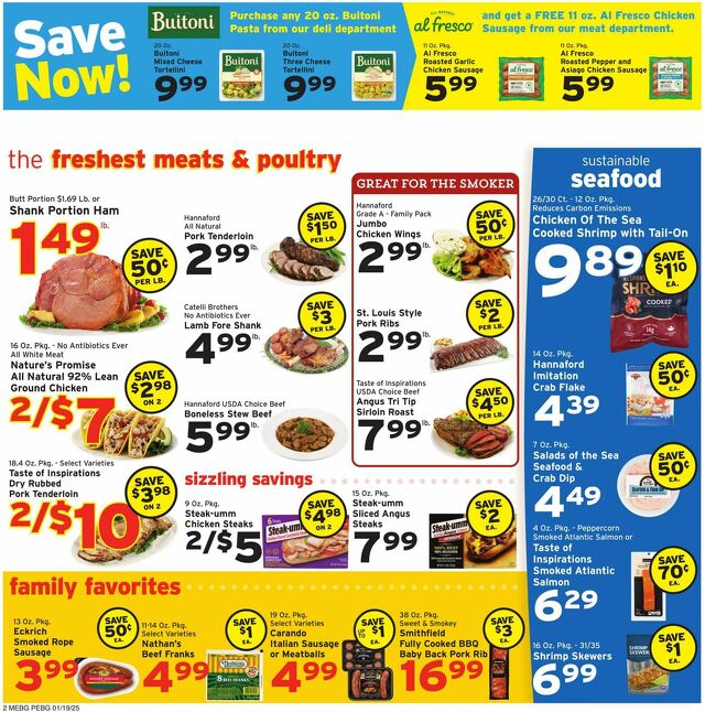 Catalogue Hannaford from 01/19/2025