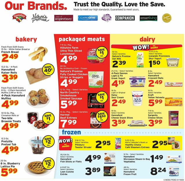 Catalogue Hannaford from 01/19/2025