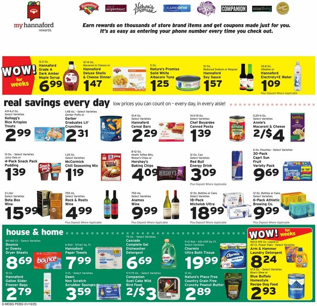 Catalogue Hannaford from 01/19/2025