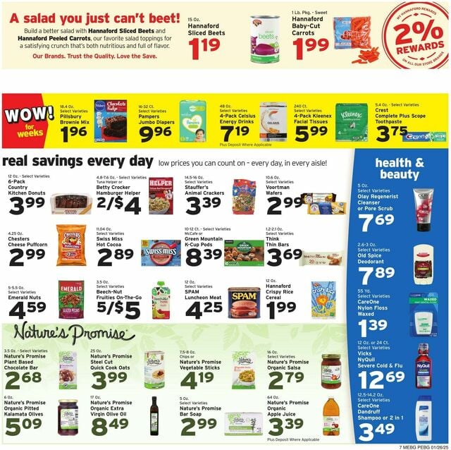 Catalogue Hannaford from 01/26/2025