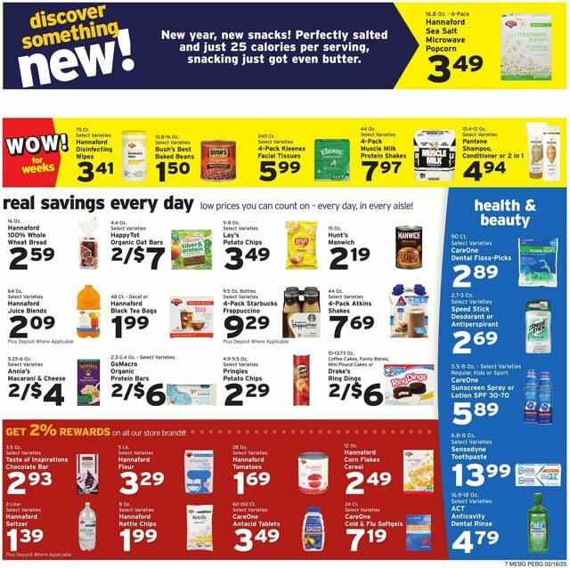 Catalogue Hannaford from 02/16/2025