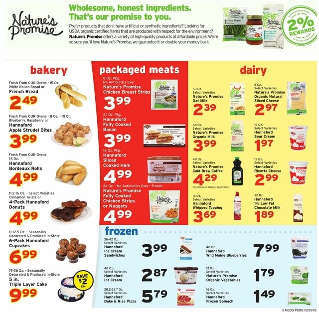 Catalogue Hannaford from 02/23/2025