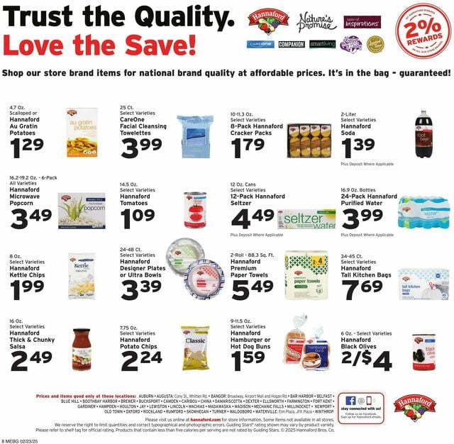 Catalogue Hannaford from 02/23/2025