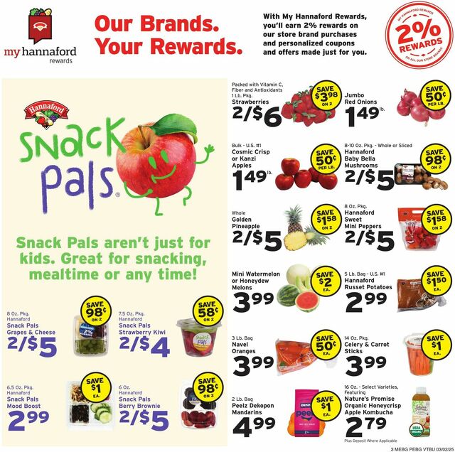 Catalogue Hannaford from 03/02/2025