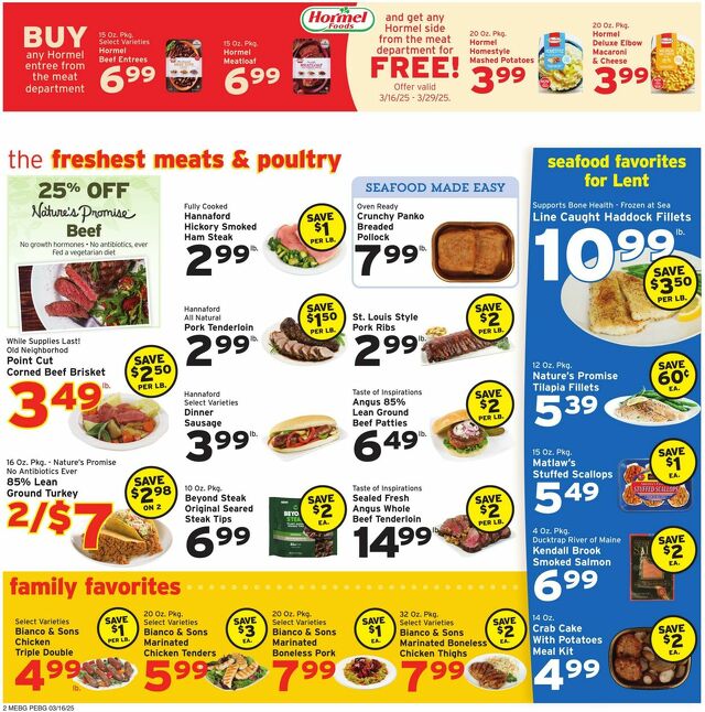 Catalogue Hannaford from 03/16/2025