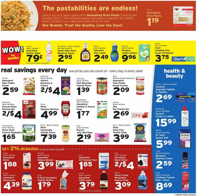 Catalogue Hannaford from 03/23/2025