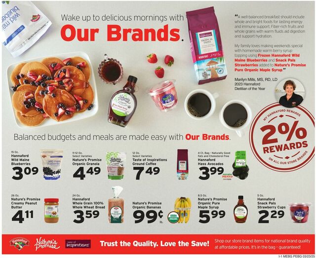 Catalogue Hannaford from 03/23/2025