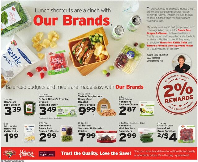 Catalogue Hannaford from 03/23/2025