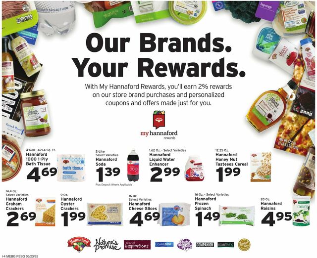 Catalogue Hannaford from 03/23/2025