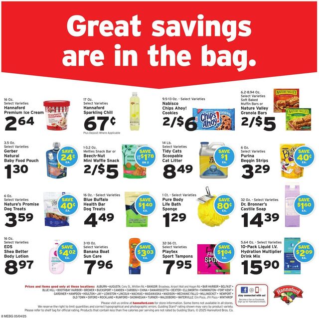 Catalogue Hannaford from 05/04/2025