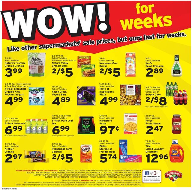 Catalogue Hannaford from 05/18/2025