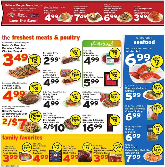 Catalogue Hannaford from 05/25/2025