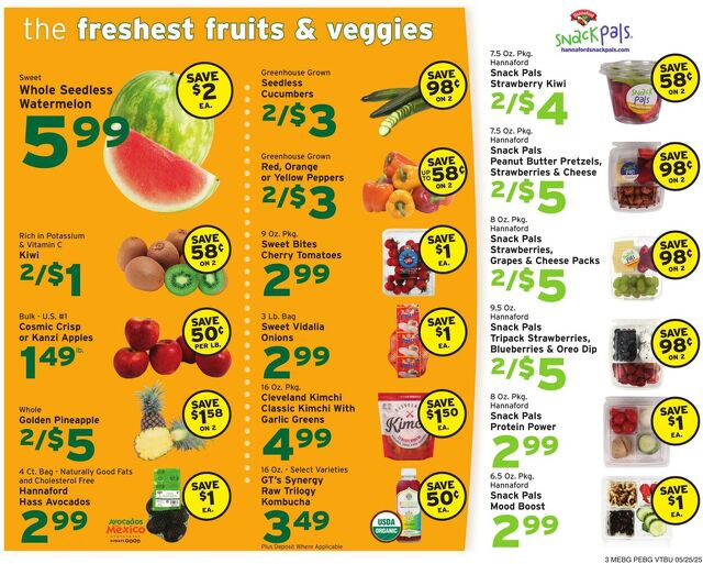 Catalogue Hannaford from 05/25/2025