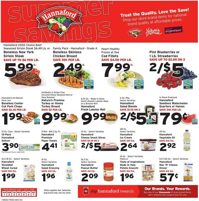 Catalogue Hannaford from 06/01/2025