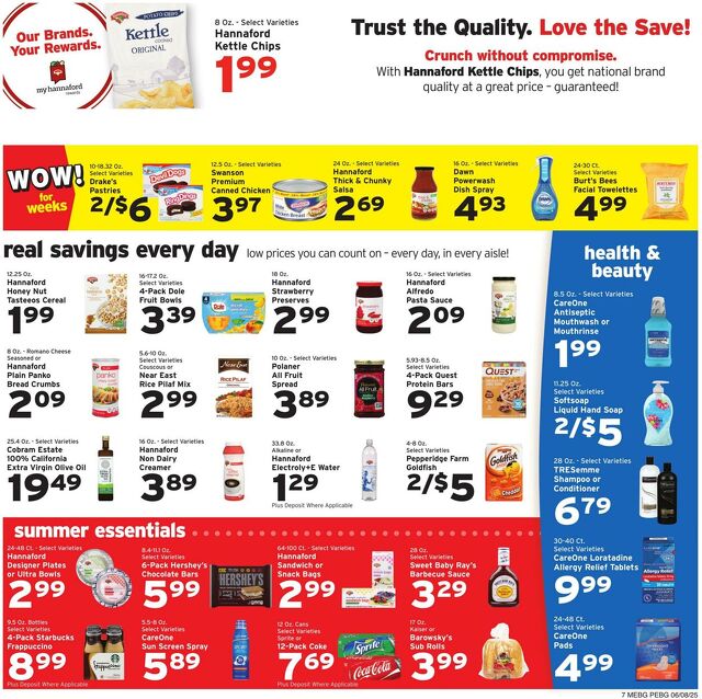 Catalogue Hannaford from 06/08/2025