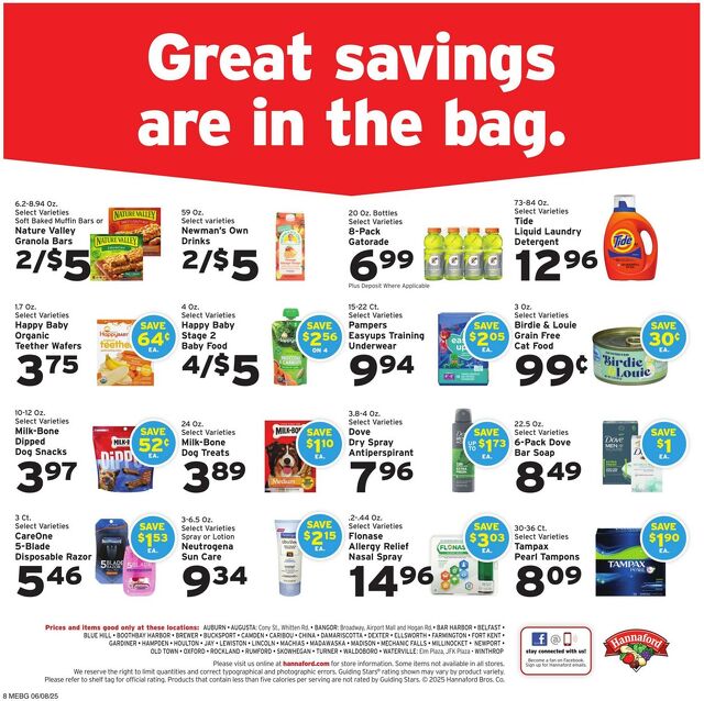 Catalogue Hannaford from 06/08/2025