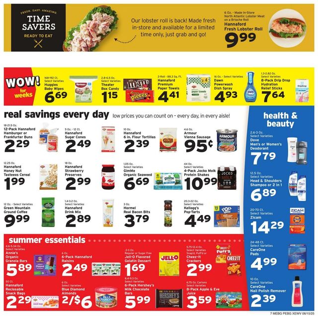 Catalogue Hannaford from 06/15/2025