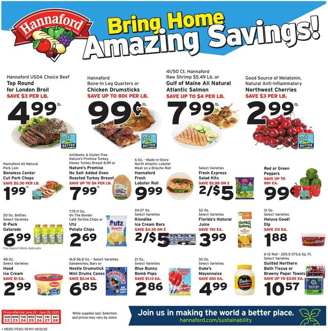 Catalogue Hannaford from 06/22/2025