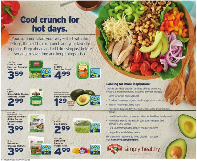 Catalogue Hannaford from 06/22/2025