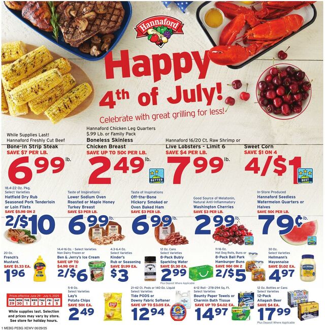 Catalogue Hannaford from 06/29/2025