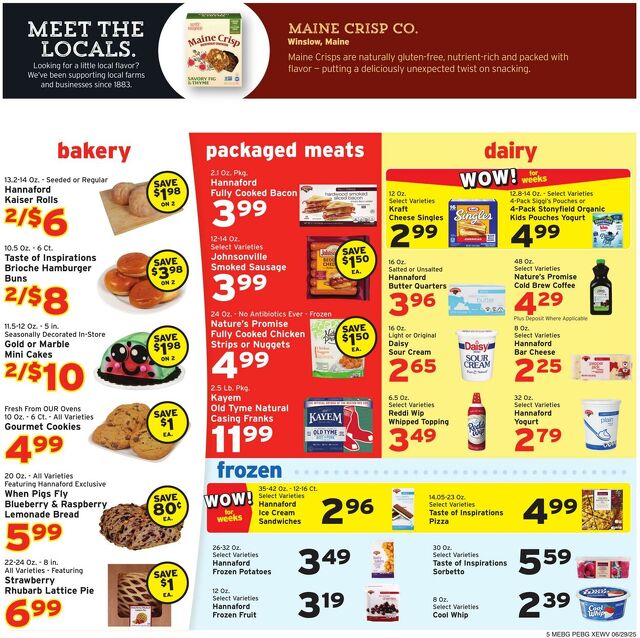 Catalogue Hannaford from 06/29/2025