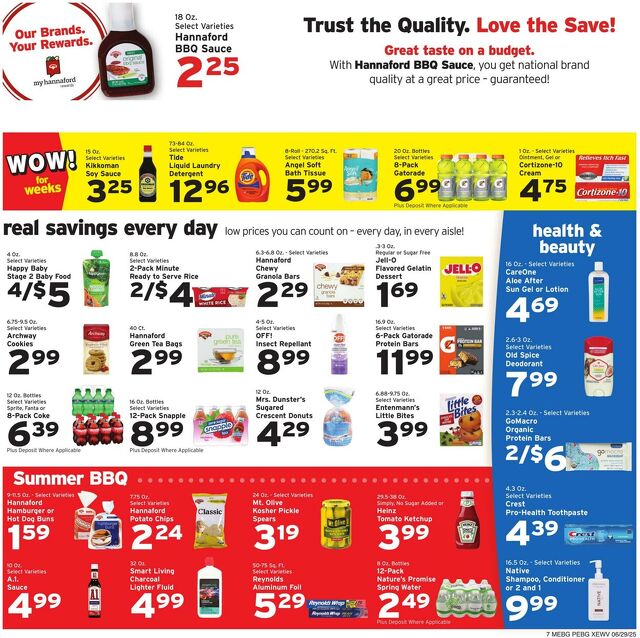Catalogue Hannaford from 06/29/2025