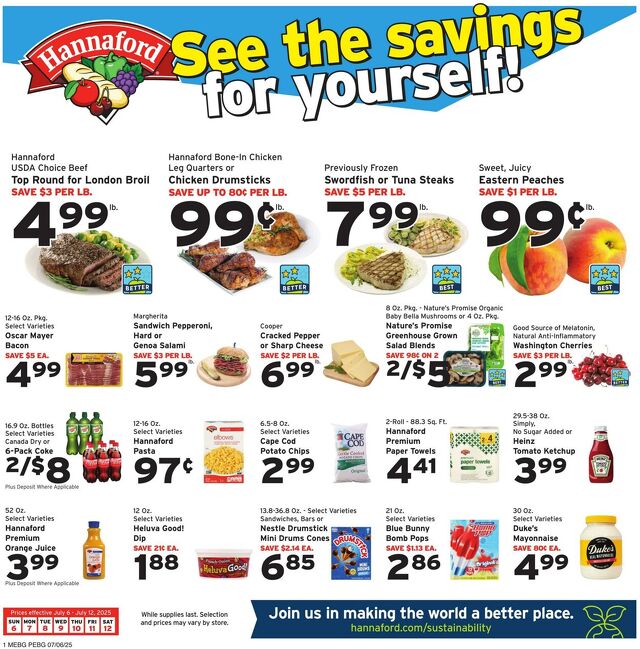 Catalogue Hannaford from 07/06/2025