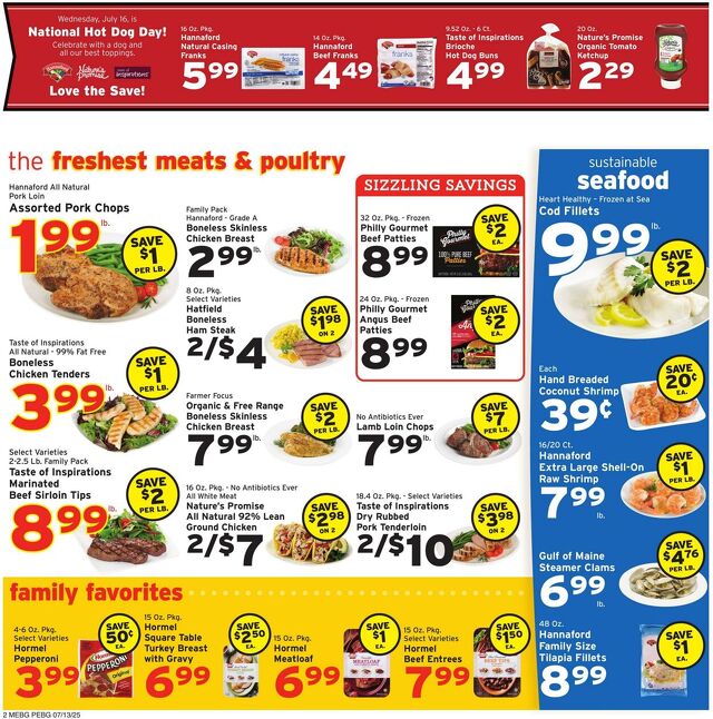 Catalogue Hannaford from 07/13/2025