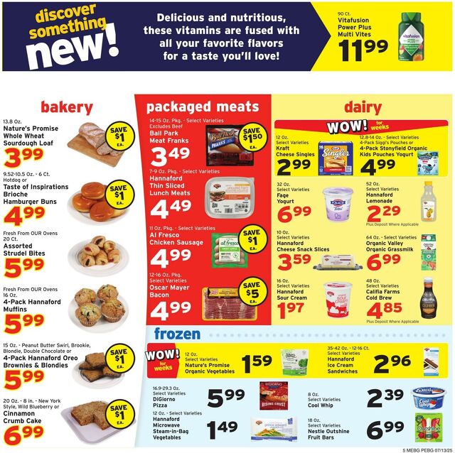 Catalogue Hannaford from 07/13/2025