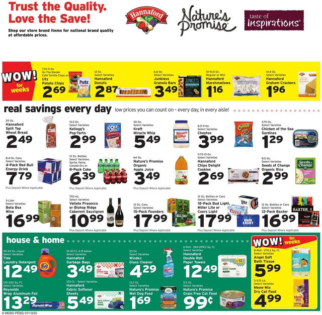 Catalogue Hannaford from 07/13/2025