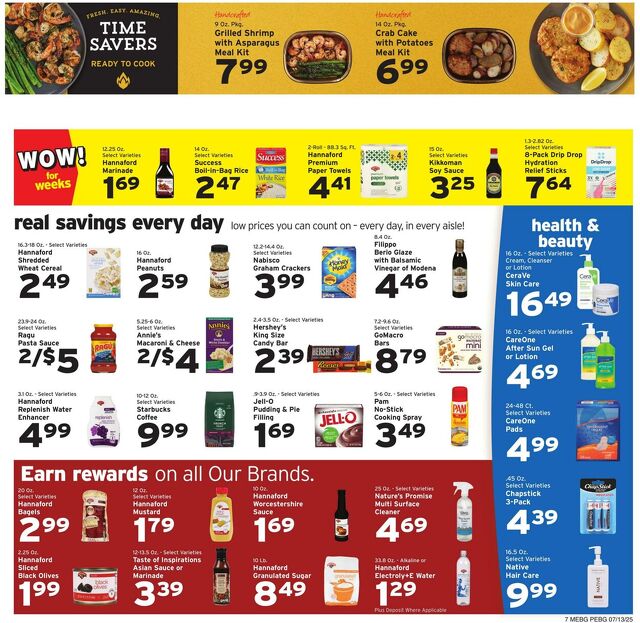 Catalogue Hannaford from 07/13/2025