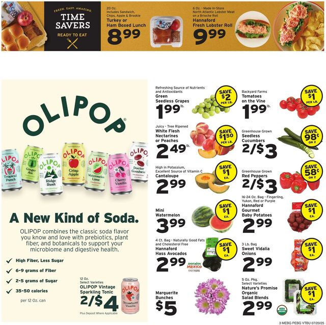 Catalogue Hannaford from 07/20/2025