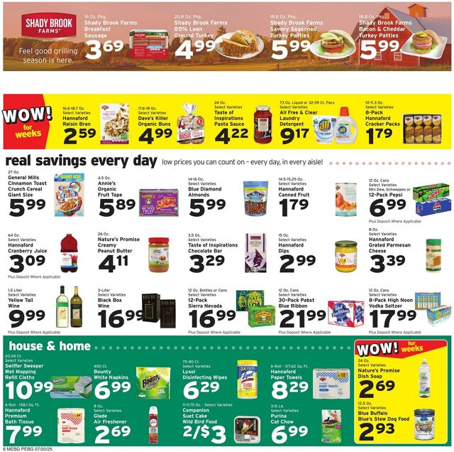 Catalogue Hannaford from 07/20/2025