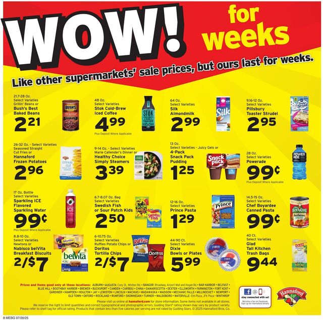 Catalogue Hannaford from 07/20/2025