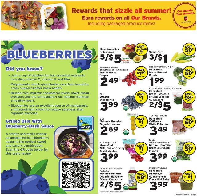 Catalogue Hannaford from 07/27/2025
