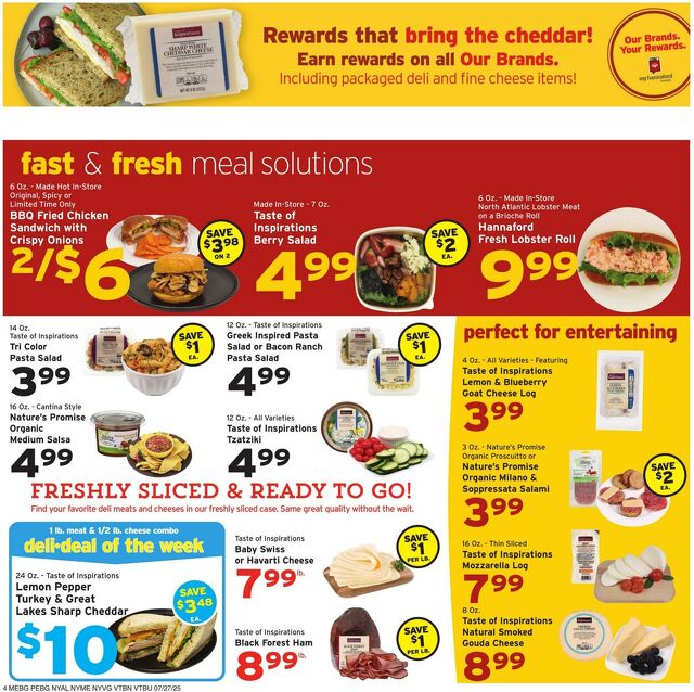 Catalogue Hannaford from 07/27/2025